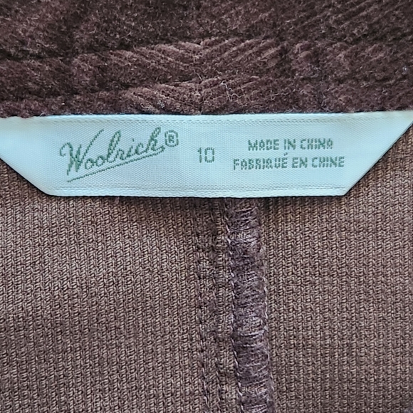 WOOLRICH Brown Vintage Corduroy A-Line Skirt - 10 - Picture 12 of 15